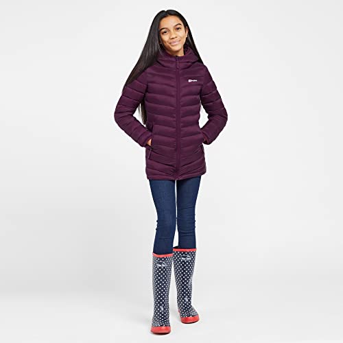 Berghaus Kids' Longline Kirkhale Baffle Jacket with Lightweight Insulation and Water Resistant Fabric, Kids' Winter Jacket, Hiking & Outdoor Recreation Clothing