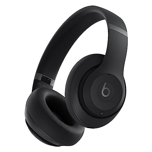 Authentic Beats By Dr. Dre Headphones Studio Pro – Wireless Bluetooth Noise Cancelling – Personalised Spatial Audio, USB-C Lossless Audio, Apple & Android Compatibility, Up to 40 Hours Battery Life – Black