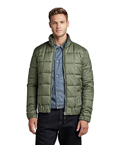 G-STAR RAW Men's Meefic Square Quilted Jacket Coat