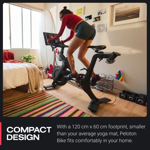 New Original Peloton Bike | Indoor Stationary Exercise Bike with Immersive 22” HD Touchscreen