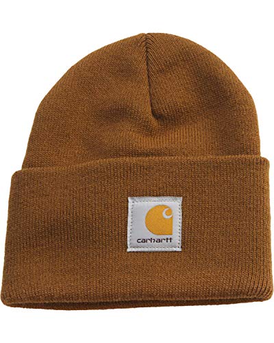 Authentic Carhartt Unisex, Knit Cuffed Beanie, Carhartt Brown, One Size